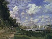 The Marina at Argenteuil Claude Monet